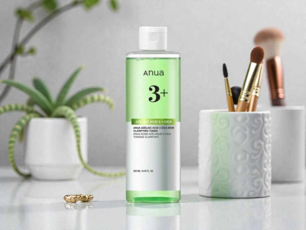 ANUA - AZELAIC ACID 3 CICA SKIN CLARIFYING TONER - Zklidňující čisticí toner s 3% kyselinou azelaovou, 7× Cica komplexem a jemnou exfoliací 250 ml