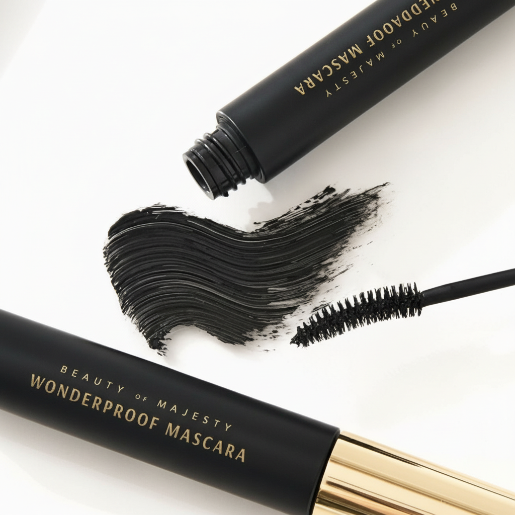 B.O.M Wonderproof Mascara Volume & Curl - Voděodolná řasenka pro objem a natočení řas 8 g ČERNÁ