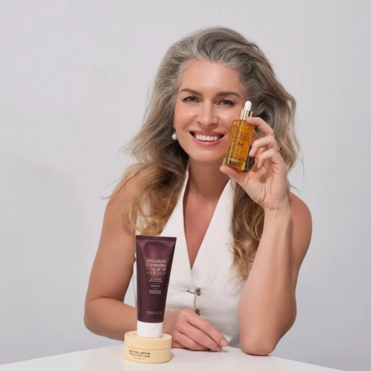 TERRAZEN - COLLAGEN CLEANSING FOAM - Jemná odličovací a čisticí pěna s kolagenem pro každodenní péči 140 ml