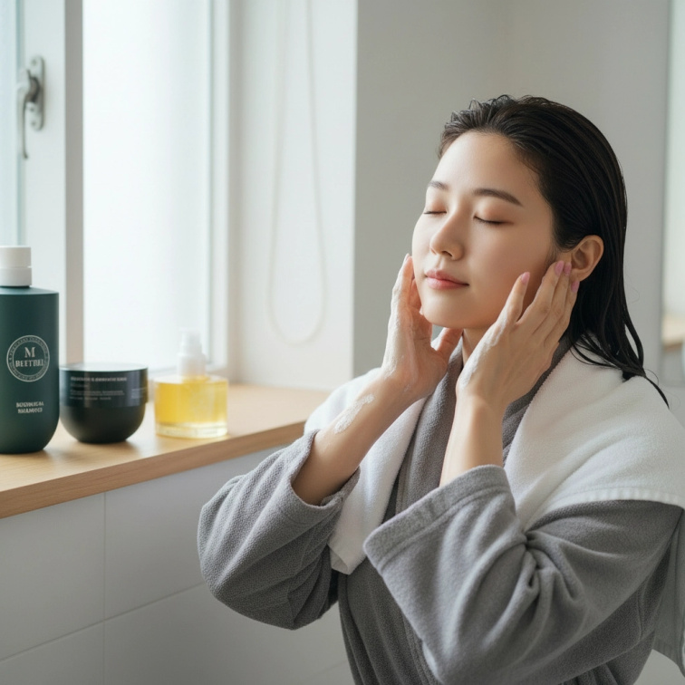 British M - Luxusní korejský vlasový rituál - Kombucha šampon, kombucha kondicionér a annatto oil 3 produkty Hair Butter ZDARMA