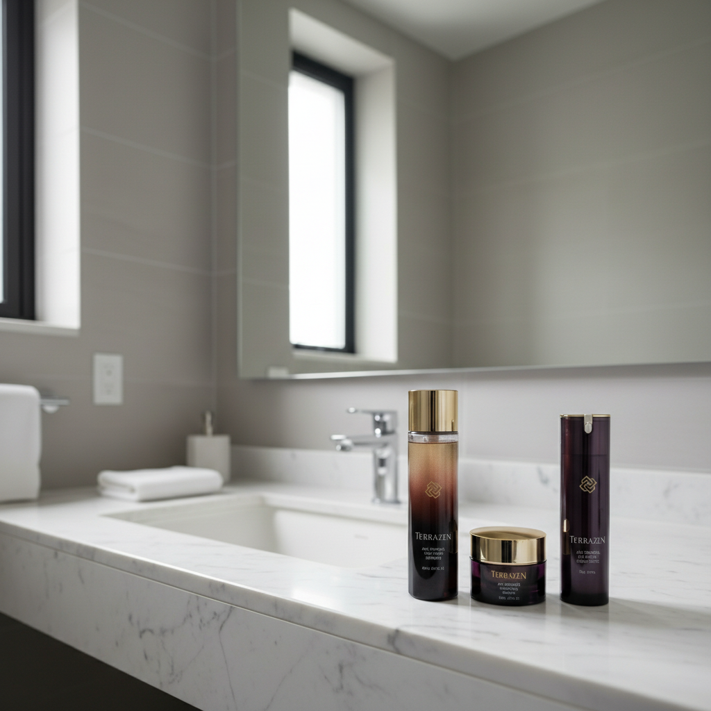 TERRAZEN - AGE CONTROL SPECIAL SET - Dárkové balení luxusní anti-age péče pro viditelně pevnější, hladší a rozjasněnou pleť 3 produkty