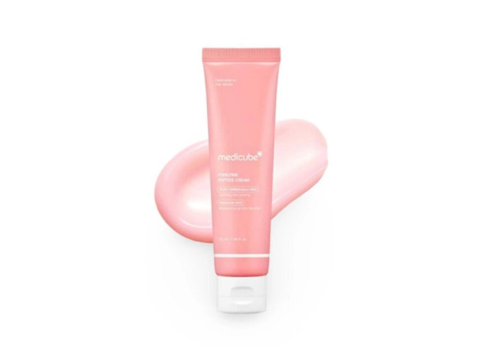 MEDICUBE - PDRN PINK HYALURONIC MOISTURIZING CREAM - Intenzivní hydratační krém s PDRN a 10 typy kyseliny hyaluronové 50 ml