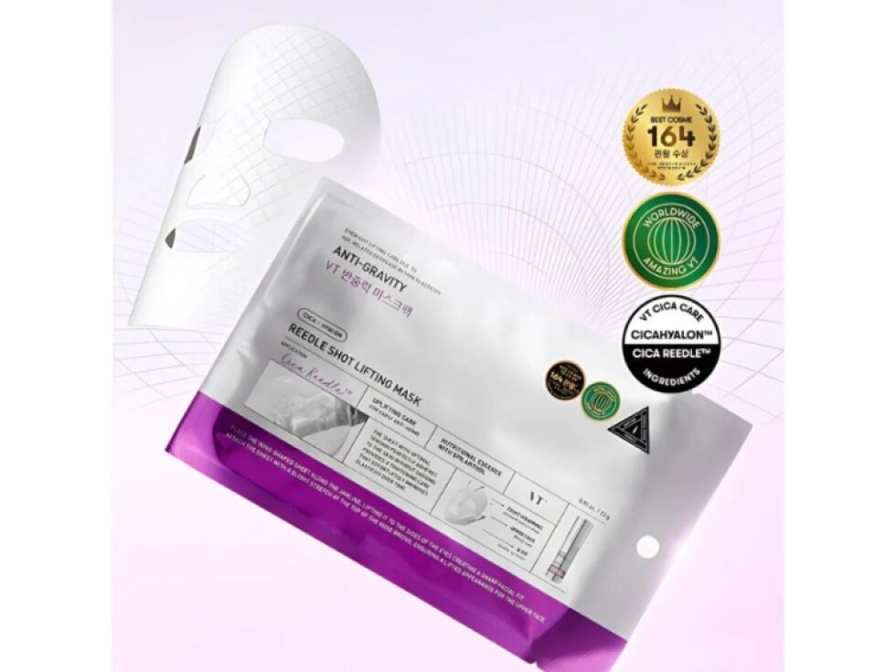 VT - REEDLE SHOT LIFTING MASK - Liftingová plátýnková maska s diamantovou elastic sheet technologií 1 ks 23 g