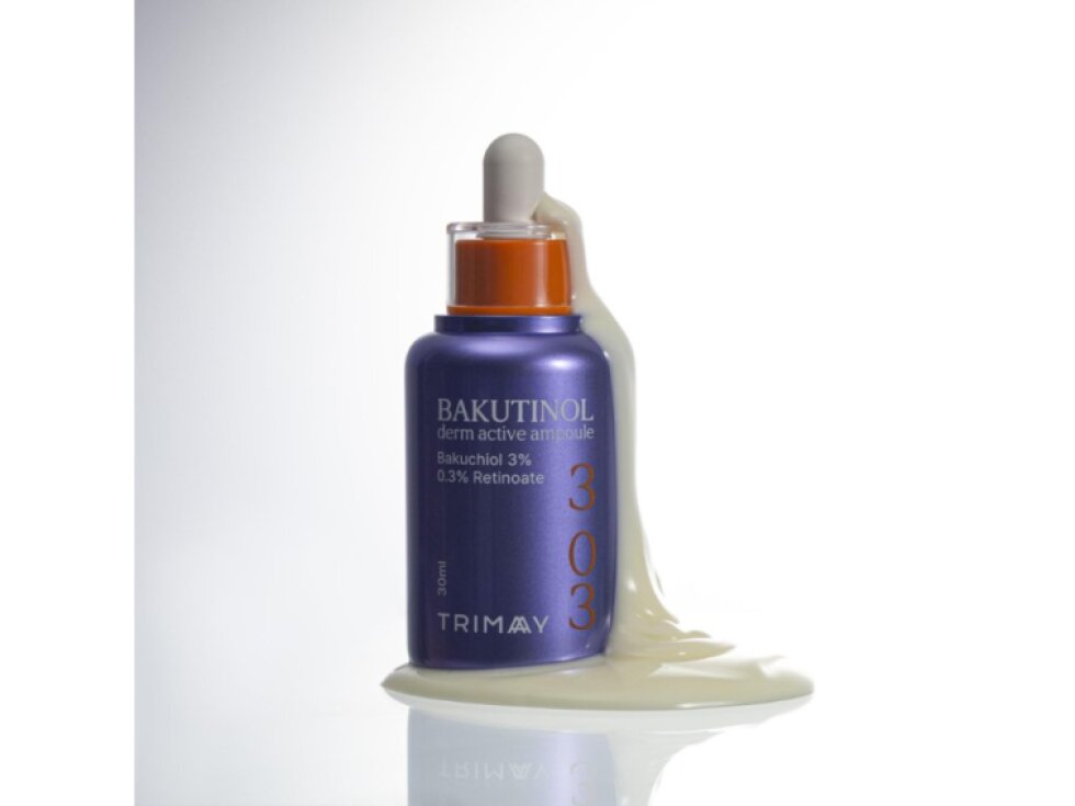 TRIMAY - BAKUTINOL DERM ACTIVE AMPOULE - Noční protivráskové sérum s bakuchiolem a retinoidem 30 ml