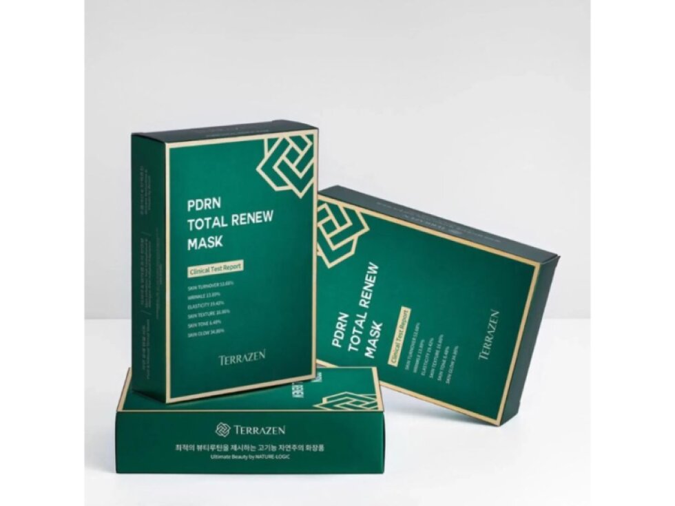 TERRAZEN - PDRN TOTAL RENEW MASK - Regenerační a hydratační protivrásková pleťová maska s PDRN27 ml