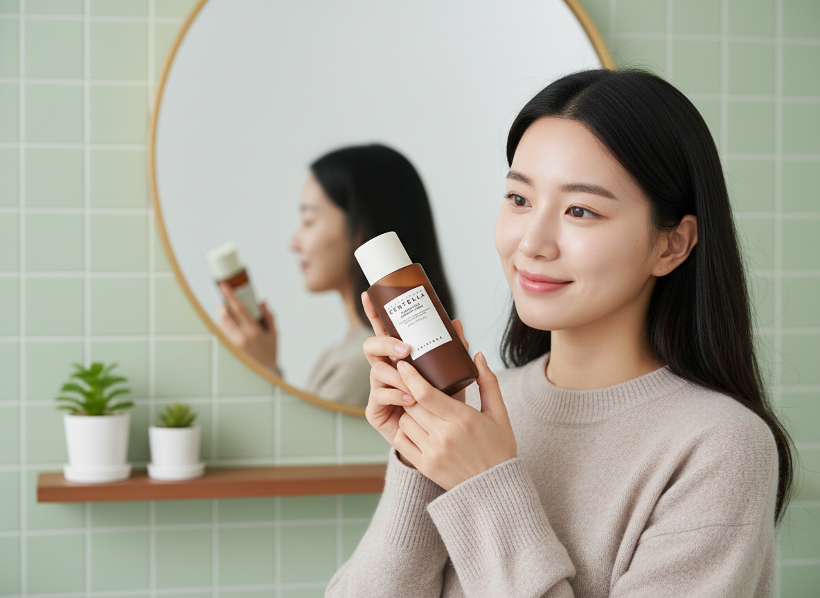 SKIN1004 - MADAGASCAR CENTELLA PROBIO - CICA ESSNECE TONER - Regenerační esenciální toner s fermentovanou centellou pro obnovu kožní bariéry 210 ml