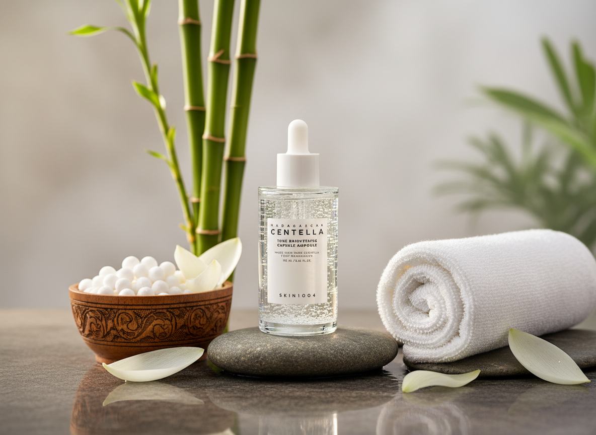 SKIN1004 - MADAGASCAR CENTELLA TONE BRIGHTENING CAPSULE AMPOULE - Rozjasňující ampule s tranexamovou kyselinou, niacinamidem a Centella Asiatica 50 ml