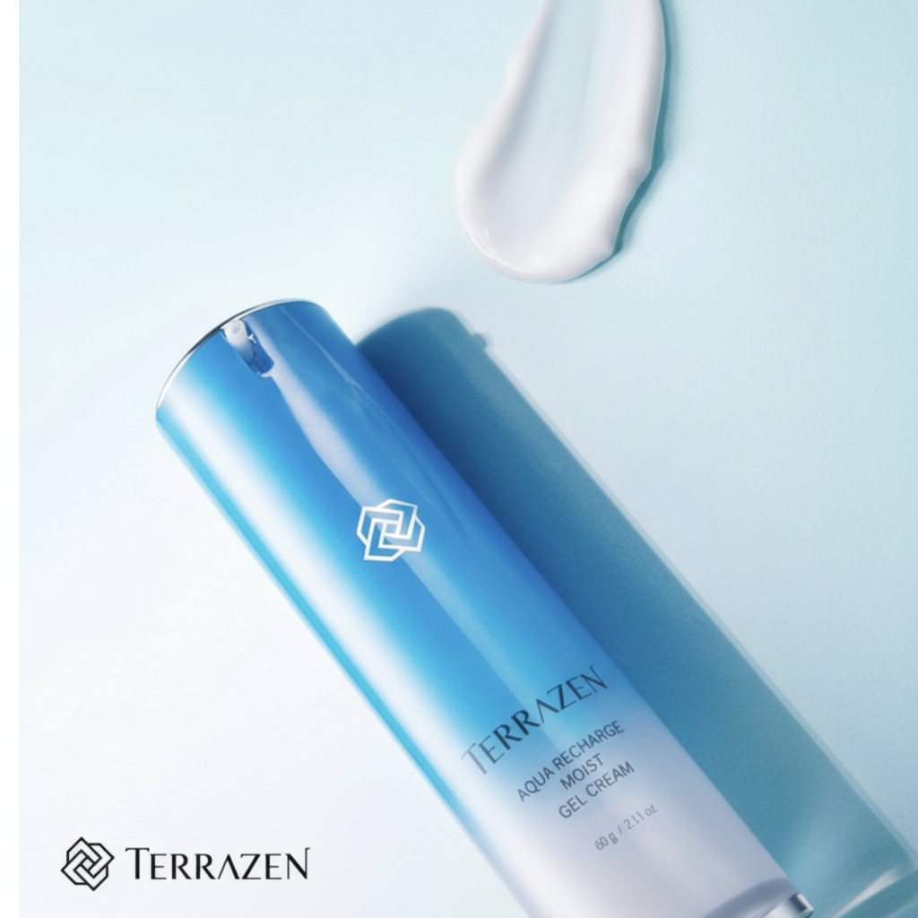 TERRAZEN - AQUA RECHARGE MOIST GEL CREAM - Hydratační gelový pleťový krém pro lehkou a dlouhodobou hydrataci 55 g