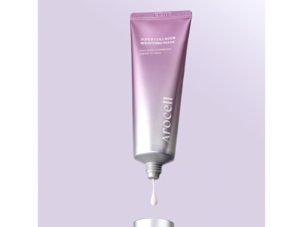 AROCELL - SUPER COLLAGEN WRAPPING MASK - Slupovací kolagenová maska pro okamžitý glass skin efekt 80 ml