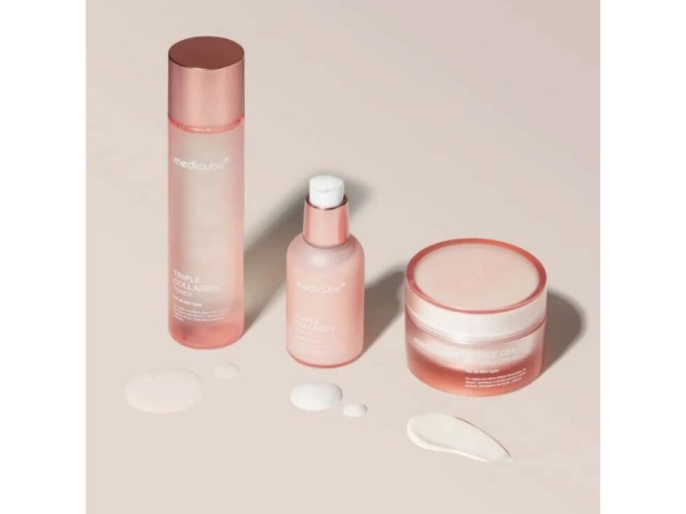 MEDICUBE - TRIPLE COLLAGEN TONER - Pleťový toner s extra dávkou kolagenu 140 ml