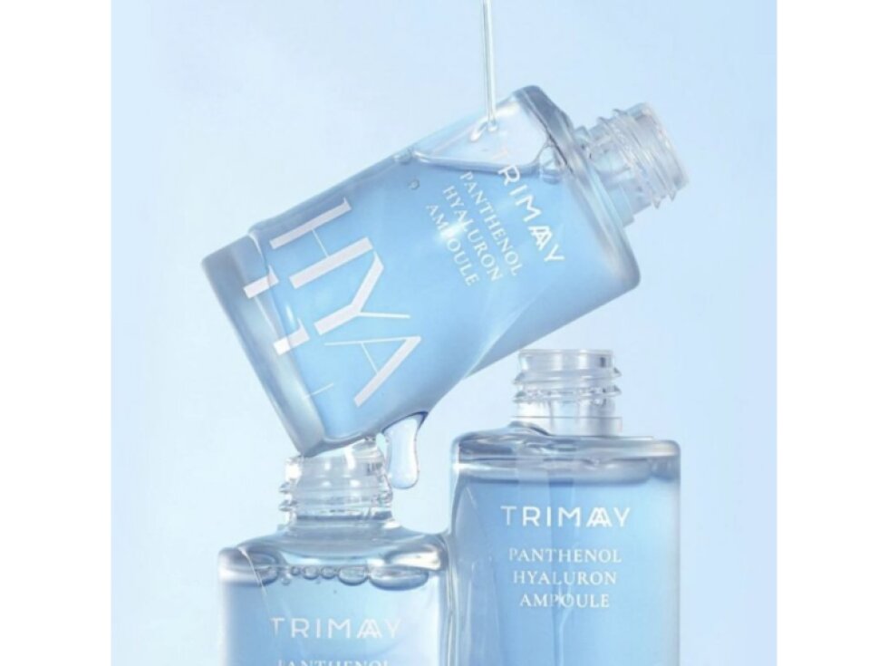 TRIMAY - PANTHENOL HYALURON AMPOULE - Zklidňující a hydratační ampule pro obnovu kožní bariéry 50 ml