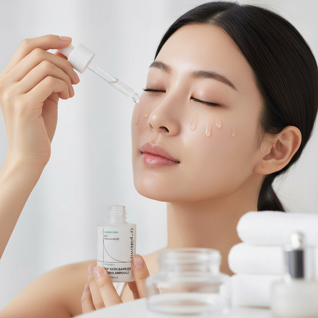 Z+piderm - EGF Skin Barrier Hydro Ampoule – Intenzivní bariérová ampule s EGF a ceramidy 30 ml