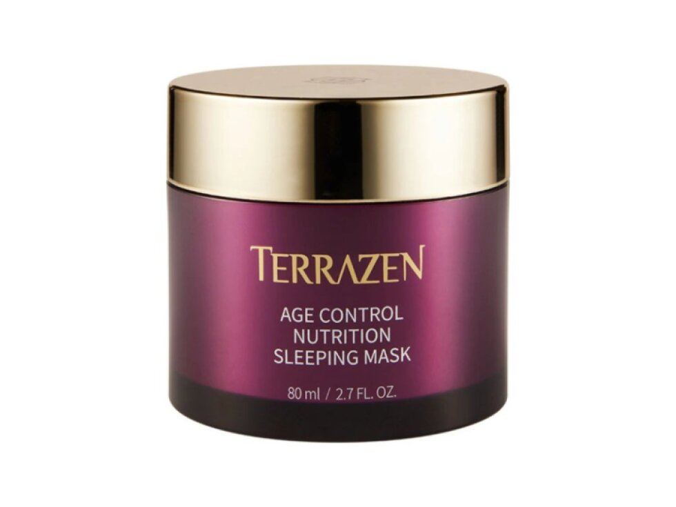 TERRAZEN - AGE CONTROL NUTRITION SLEEPING MASK - Regenerační protivrásková noční pleťová maska proti stárnutí pleti 80 ml