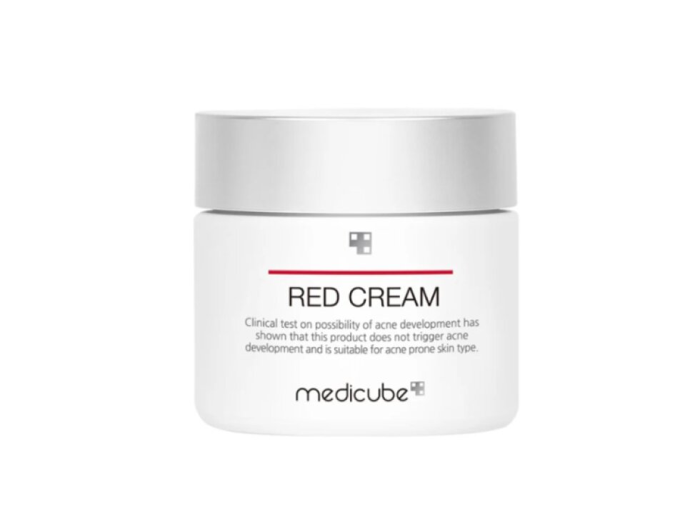 MEDICUBE - RED CREAM 2.0 - Zklidňující pleťový krém pro problematickou a citlivou pleť 50 ml