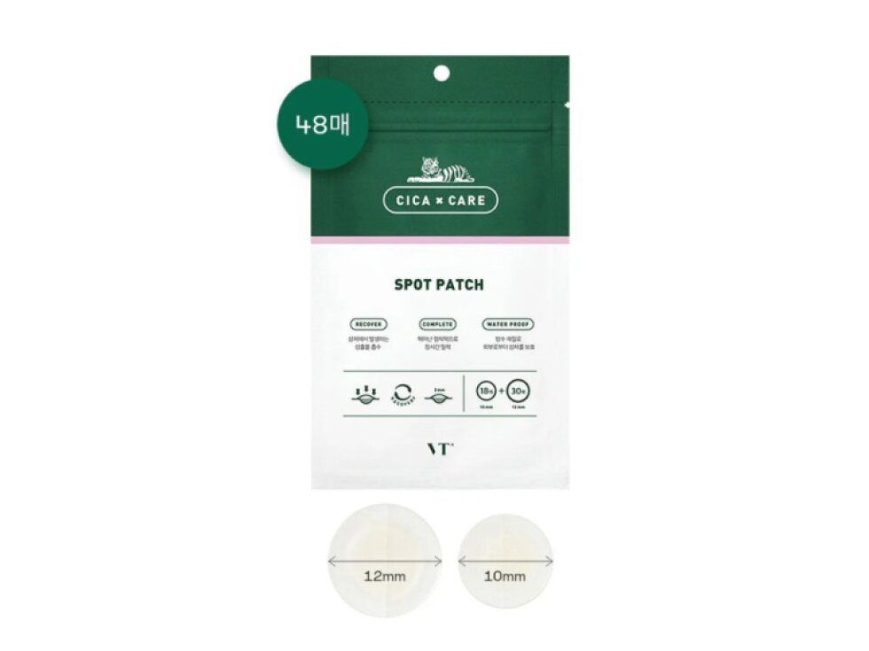 VT - CICA SPOT PATCH - Náplasti na akné s CICA komplexem pro lokální péči 48 ks