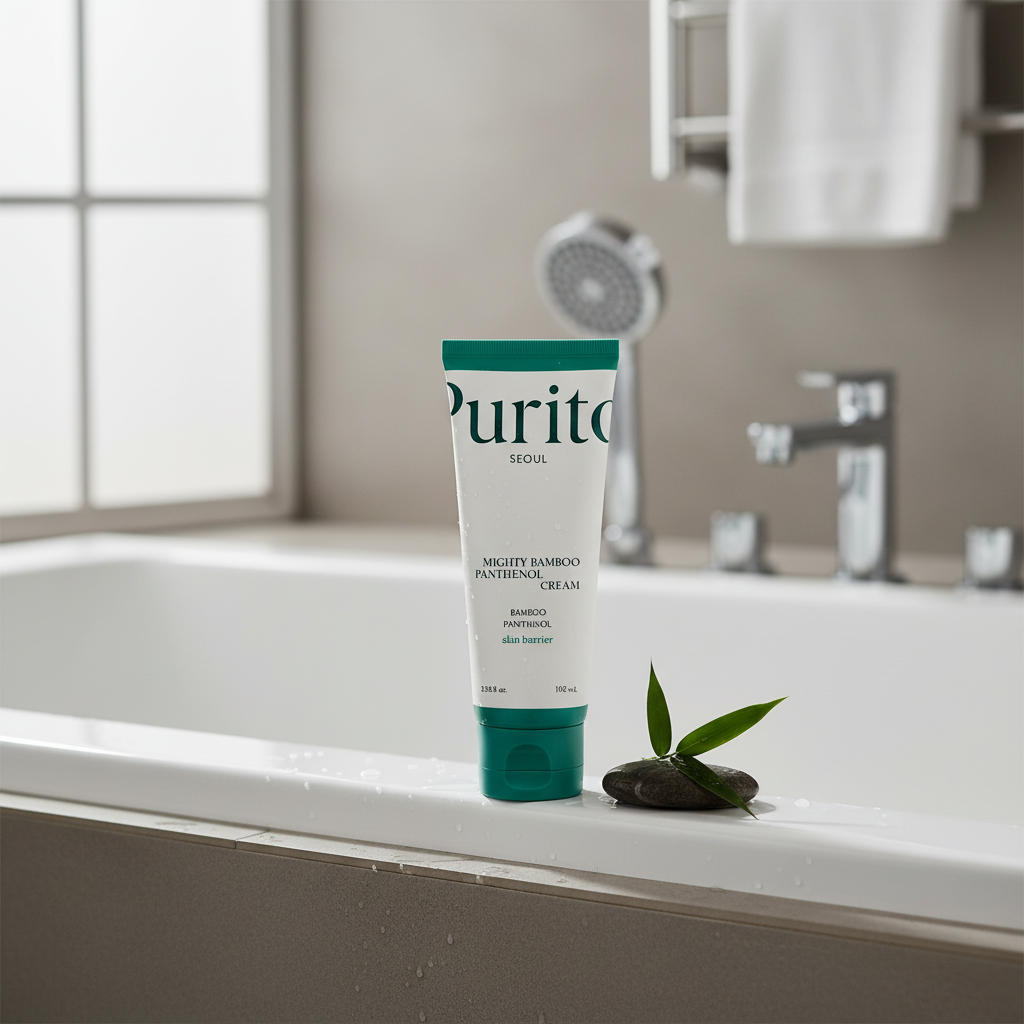 PURITO SEOUL - MIGHTY BAMBOO PANTHENOL CREAM - Intenzivně zklidňující hydratační krém s panthenolem a bambusem 100 ml