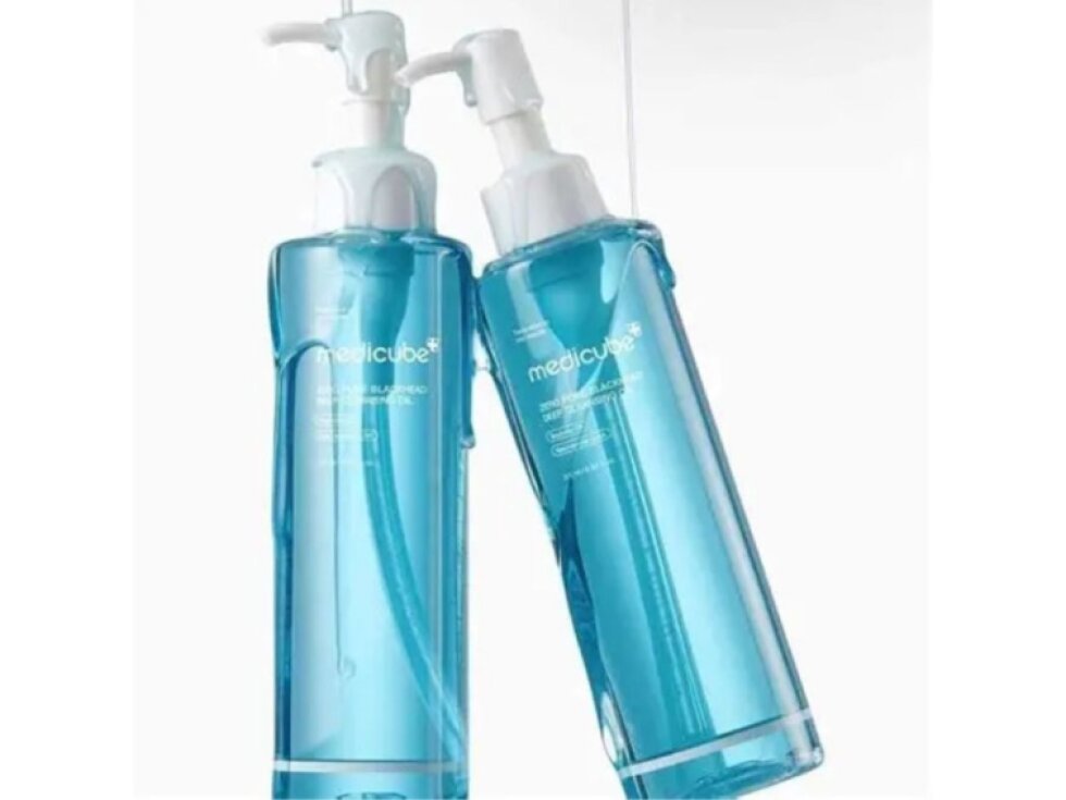 MEDICUBE - ZERO PORE BLACKHEAD DEEP CLEANSING OIL - Hloubkově odličovací olej proti černým tečkám a ucpaným pórům 205 ml