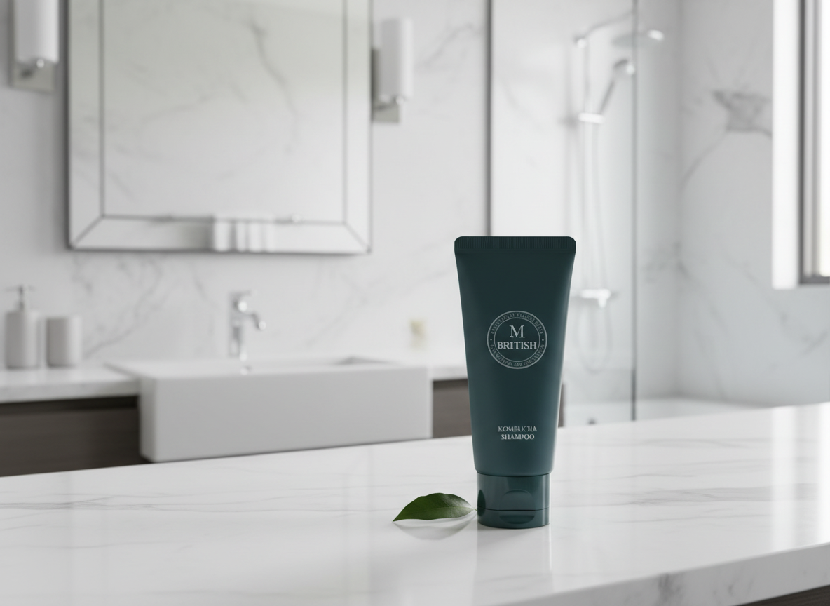 BRITISH M - KOMBUCHA SHAMPOO - Korejský vlasový šampon bez silikonů 50 ml