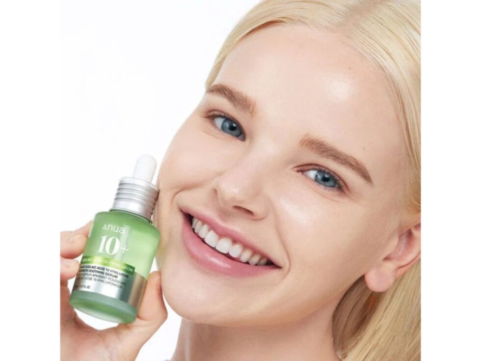 ANUA - AZELAIC ACID 10 HYALURON REDNESS SOOTHING SERUM - Zklidňující pleťové sérum s 10% kyselinou azelaovou a 8 typy kyseliny hyaluronové 30 ml