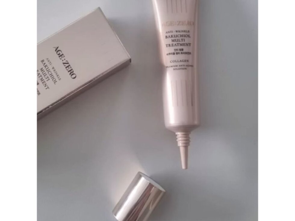 AGE:ZERO - ANTI WRINKLE BAKUCHIOL MULTI TREATMENT - Intenzivní protivrásková kúra s bakuchiolem pro oční okolí i lokální vrásky 35 ml