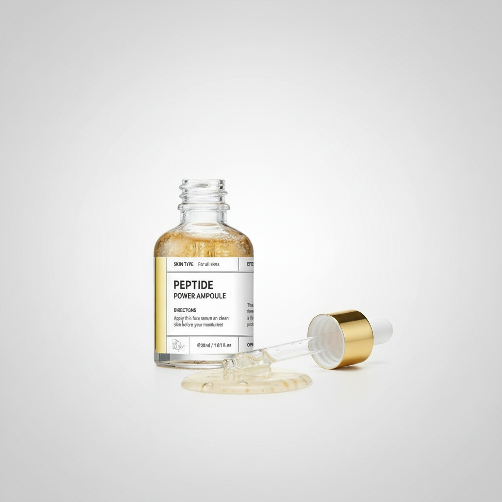 B.O.M. - PEPTIDE POWER AMPOULE - Protivráskové sérum s peptidy a 24k zlatem 30 ml