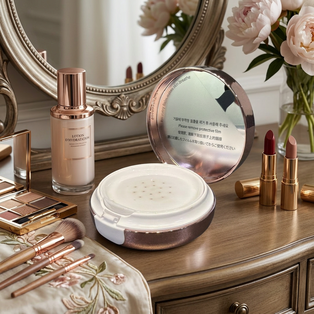 Exomere - Recovery Balm Plus - Regenerační cushion make-up s exosomy Hallabong, peptidy a SPF 35 PA++ - odstín 25, 15 g
