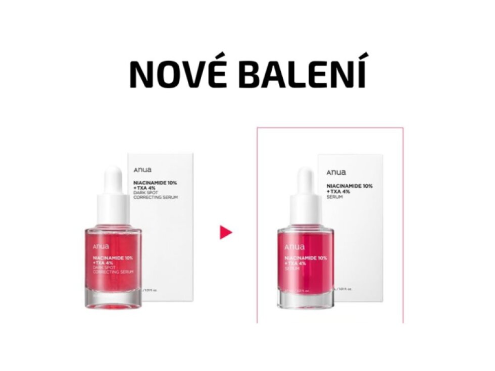 ANUA - NIACINAMIDE 10% + TXA 4% - Rozjasňující sérum proti pigmentovým skvrnám s 10 % niacinamidem a 4 % kyselinou tranexamovou 30 ml