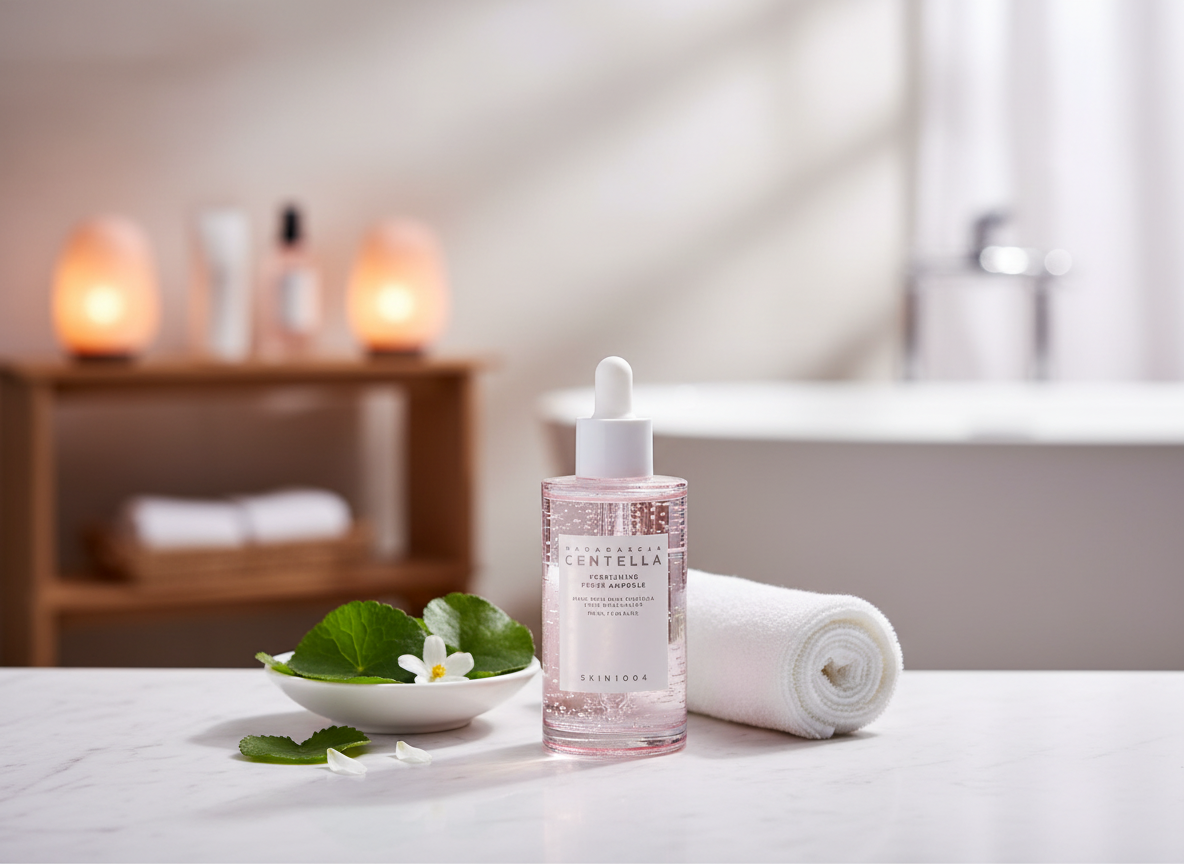 SKIN1004 - MADAGASCAR CENTELLA POREMIZING FRESH AMPOULE - Zklidňující a stahující pleťová ampule na póry 100 ml