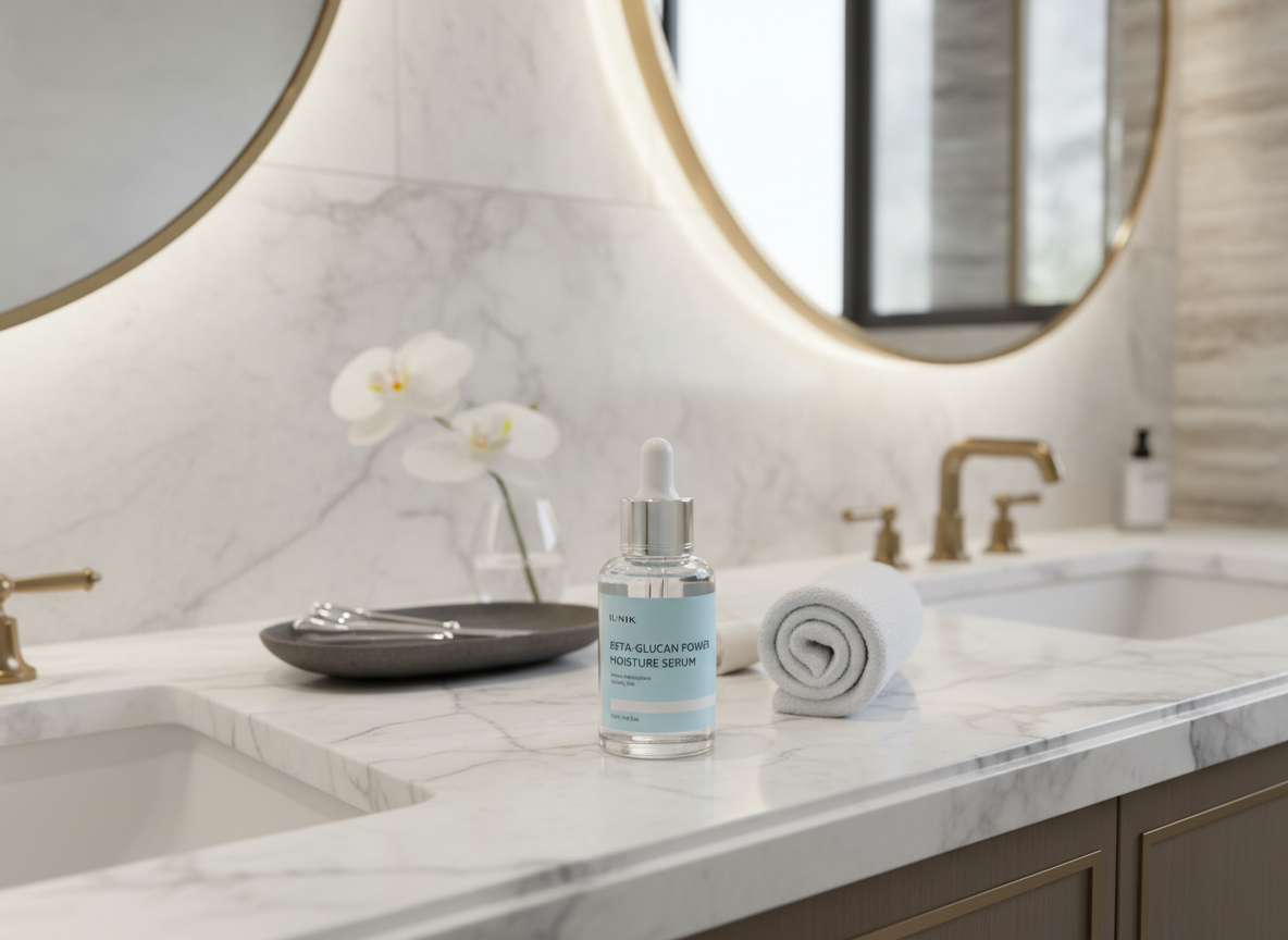 iUNIK - BETA-GLUCAN POWER MOISTURE SERUM - Intenzivně hydratační a zklidňující sérum s beta-glukanem 50 ml