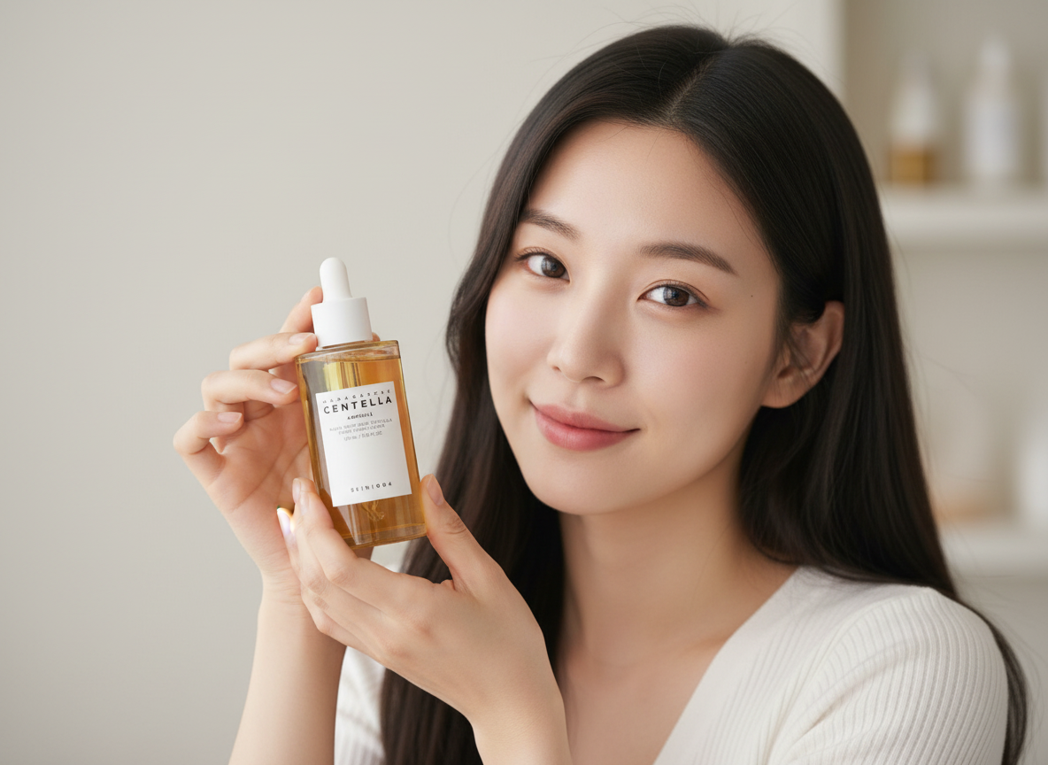 SKIN1004 - MADAGASCAR CENTELLA AMPOULE - Minimalistická zklidňující ampule s vysokým obsahem Centella Asiatica 100 ml