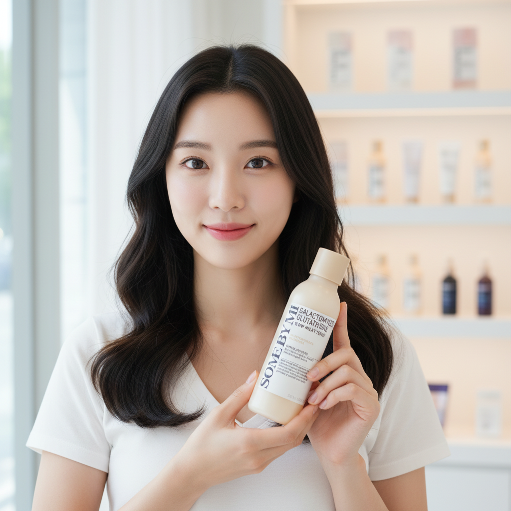 Some By Mi - Galactomyces Glutathione Glow Milky Toner - Rozjasňující a vyhlazující toner s 86 % galactomyces, glutathionem a vitamínem C 200 ml