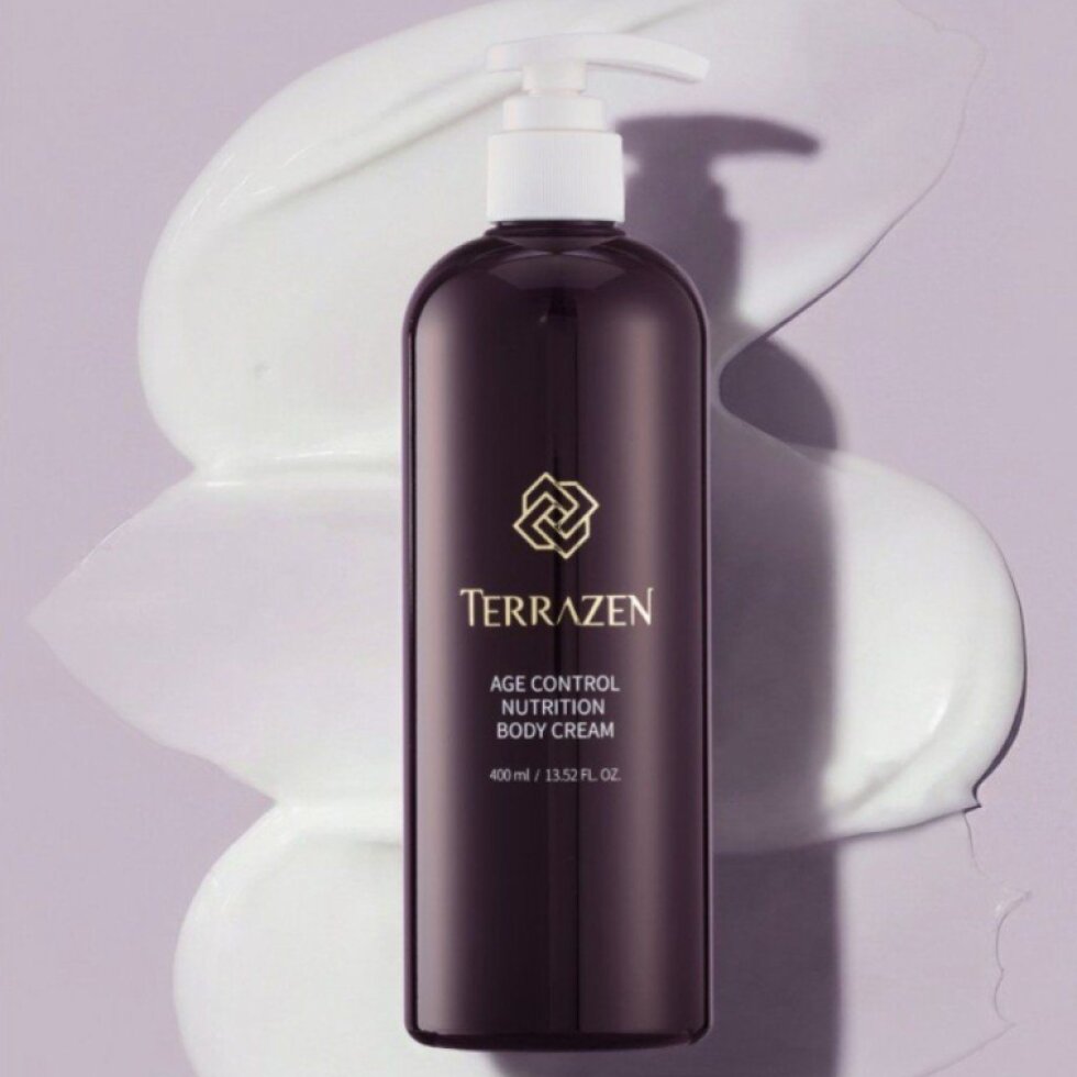 Terrazen - Age Control Nutrition Body Cream - Zpevňující a vyživující tělový krém s peptidy, bakuchiolem a ceramidy 400 ml