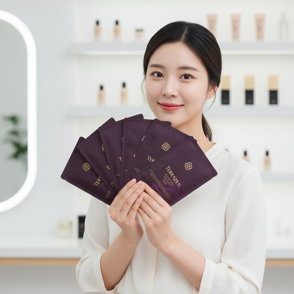 TERRAZEN - AGE CONTROL TREATMENT MASK - Liftingová textilní anti-age pleťová maska proti vráskám 27 ml