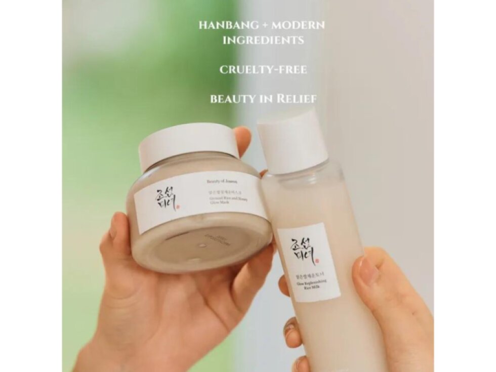 BEAUTY OF JOSEON - GLOW CHARGING RICE DUO - Rozjasňující rýžová duo sada s medovou maskou pro zdravý glow 150 ml + 150 ml