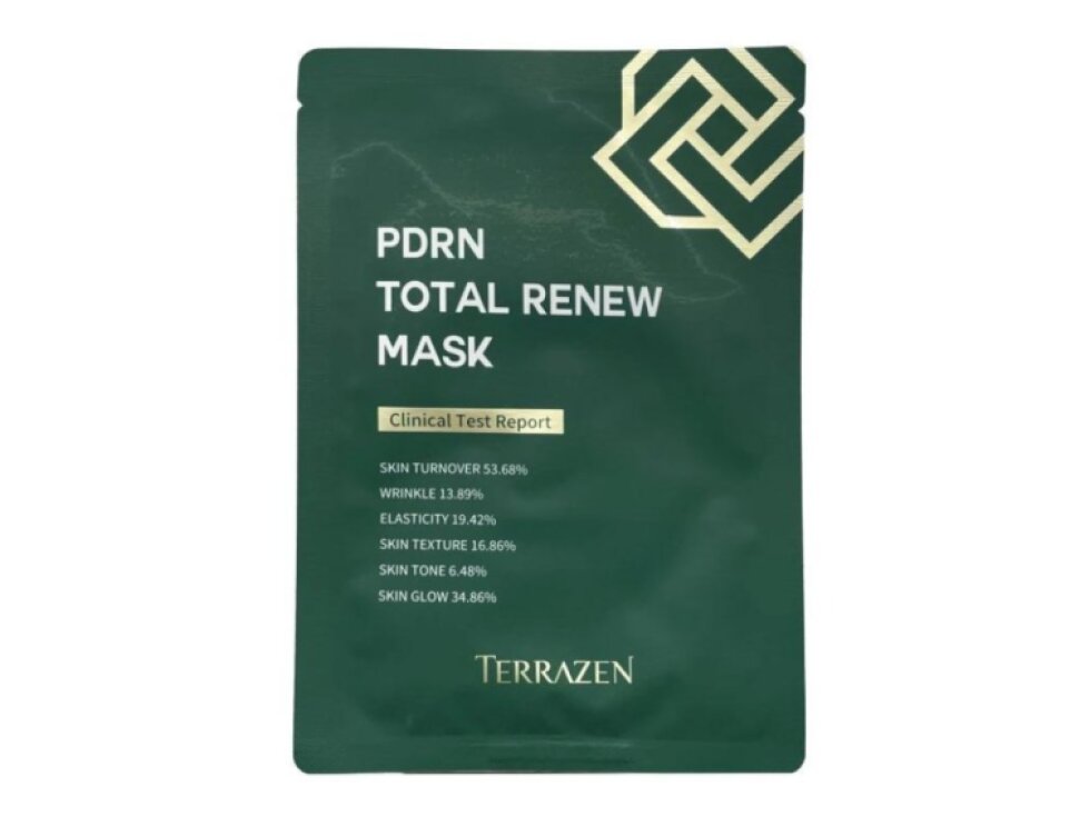 TERRAZEN - PDRN TOTAL RENEW MASK - Regenerační a hydratační protivrásková pleťová maska s PDRN27 ml