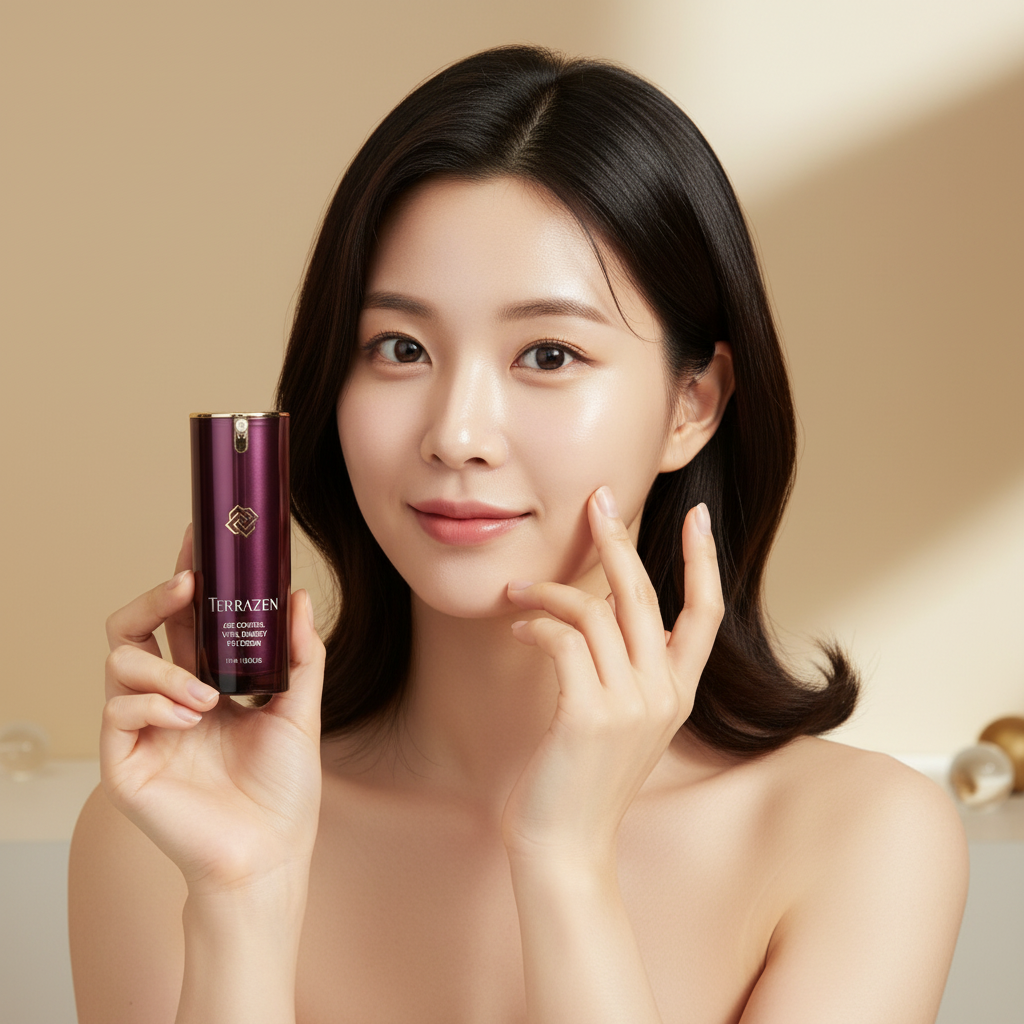 TERRAZEN - AGE CONTROL VITAL ENERGY EYE CREAM - Protivráskový oční krém pro vyhlazení, zpevnění a rozjasnění očního okolí 17 ml