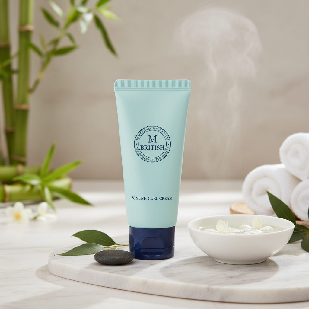 BRITISH M - STYLING CURL CREAM - Hydratační stylingový krém pro definované a pružné kudrny 150 g