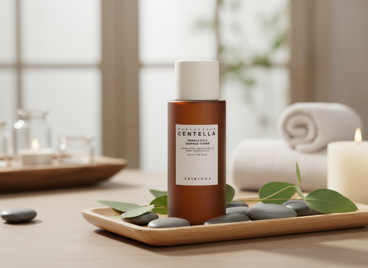 SKIN1004 - MADAGASCAR CENTELLA PROBIO - CICA ESSNECE TONER - Regenerační esenciální toner s fermentovanou centellou pro obnovu kožní bariéry 210 ml