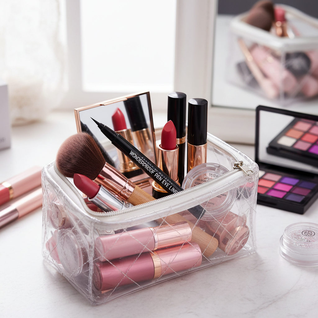 B.O.M Wonderproof Pen Eye Liner - Voděodolná oční linka v peru pro precizní a dlouhotrvající líčení ČERNÁ