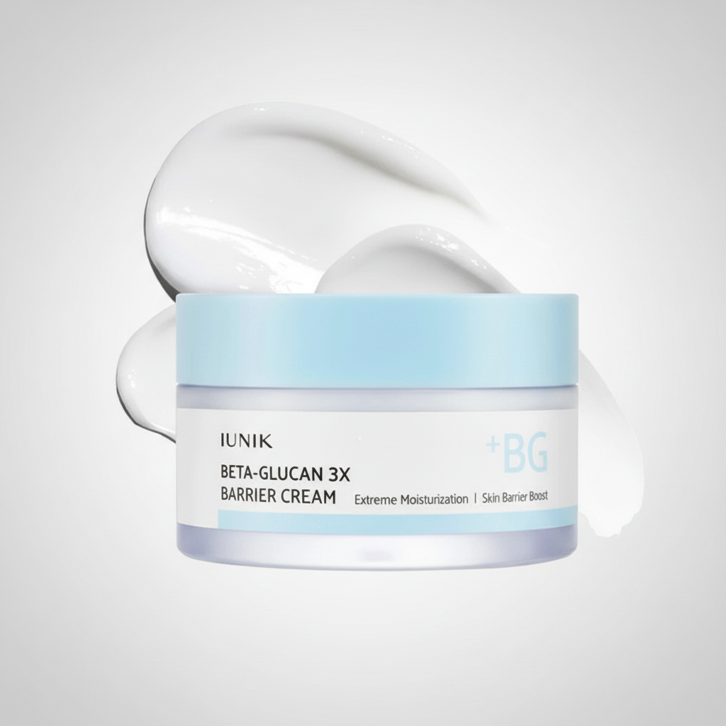 iUNIK - Beta Glucan 3X Barrier Cream - Krém na obnovu kožní bariéry s beta-glukanem 50 ml