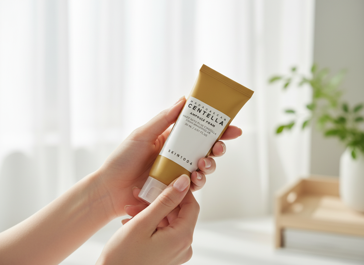 SKIN1004 - MADAGASCAR CENTELLA AMPOULE FOAM - Jemná čisticí pěna s vysokým obsahem Centella Asiatica 20 ml