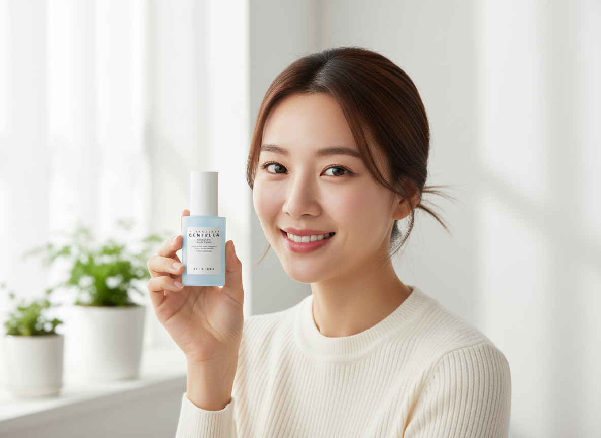 SKIN1004 - MADAGASCAR CENTELLA HYALU-CICA BLUE SERUM - Intenzivně hydratační a zklidňující sérum pro oslabenou a dehydratovanou pleť 50 ml