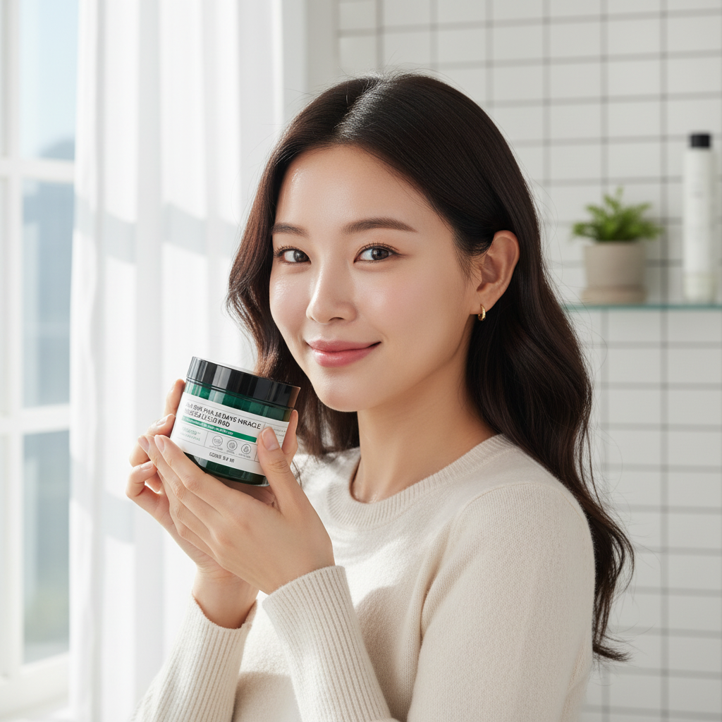 SOME BY MI – AHA-BHA-PHA 30 Days Miracle Truecica Clear Pad – Exfoliační tamponky proti akné s Truecica™ komplexem 70 ks Krátký popis