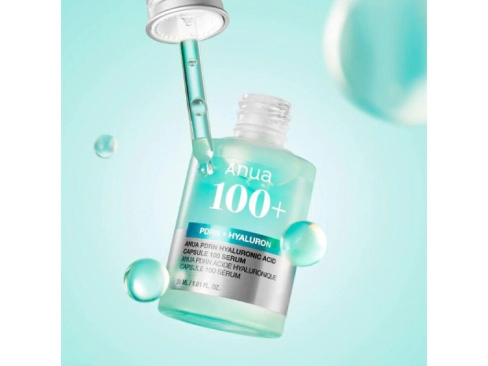 ANUA - PDRN HYALURONIC ACID CAPSULE100 SERUM - ANUA – PDRN Hyaluronic Capsule Serum 100 – Intenzivně hydratační a regenerační sérum s PDRN a 10 typy kyseliny hyaluronové 30 ml