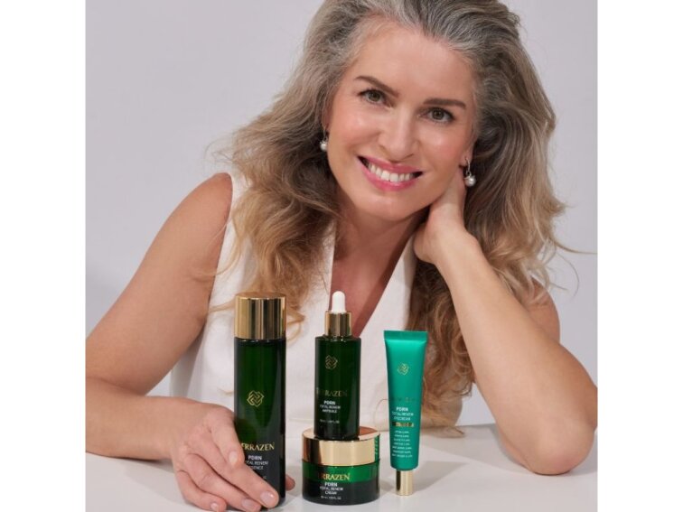 TERRAZEN - PDRN TOTAL RENEW CREAM - Protivráskový regenerační krém s PDRN, kolagenem a kyselinou hyaluronovou 50 ml