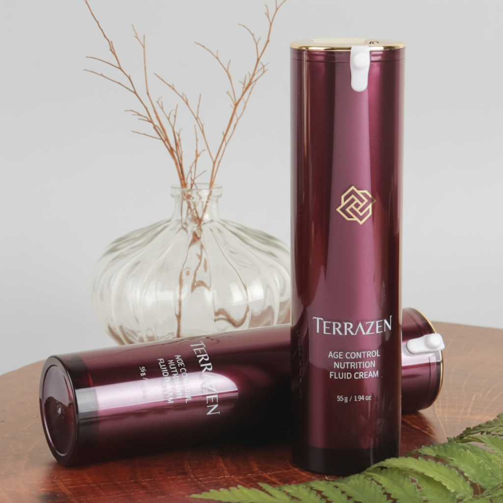 TERRAZEN - AGE CONTROL NUTRITION FLUID CREAM - Lehký protivráskový hydratační krém proti stárnutí pleti 55 g