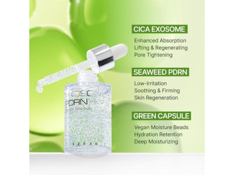 IZEZE - EXOSOME PDRN BOOSTER AMPOULE - Intenzivní regenerační booster ampule s exosomy a PDRN 30 ml