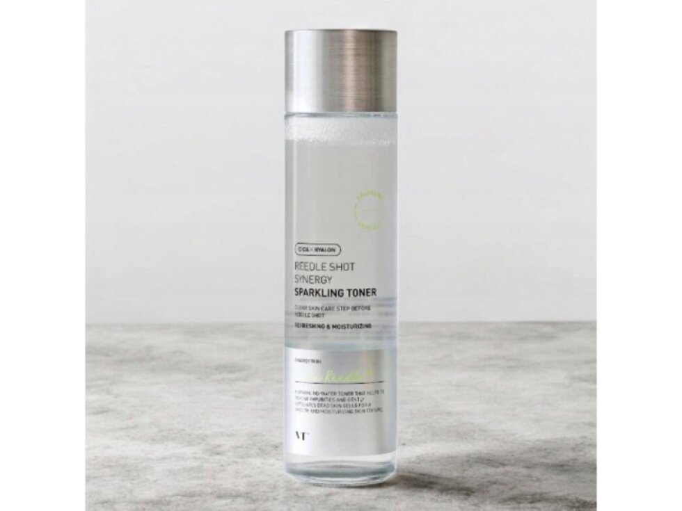 VT - REEDLE SHOT SYNERGY SPARKLING TONER - Osvěžující toner s jemnými bublinkami 150 ml