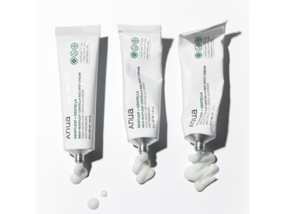 ANUA - CENTELLA RED SPOT CREAM - Zklidňující krém pro lokální péči o akné a zarudnutí 30 ml