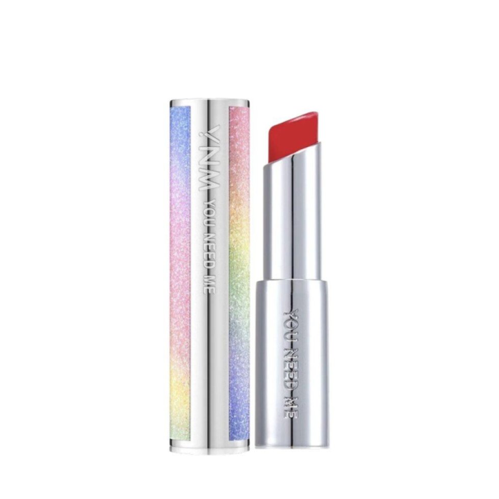 YNM - Unicorn Honey Lip Balm - Vyživující balzám na rty s medem a jemným červeným tónem 3 g